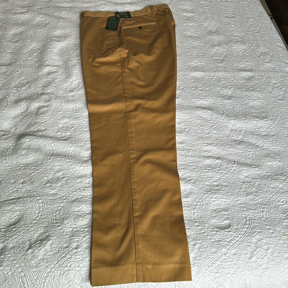 Men's pants, ORVIS BRAND. size 35/32, new with tag. in camel color